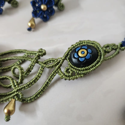 Rasa macrame necklace set