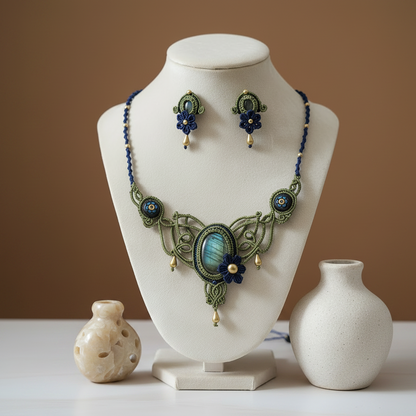 Rasa macrame necklace set