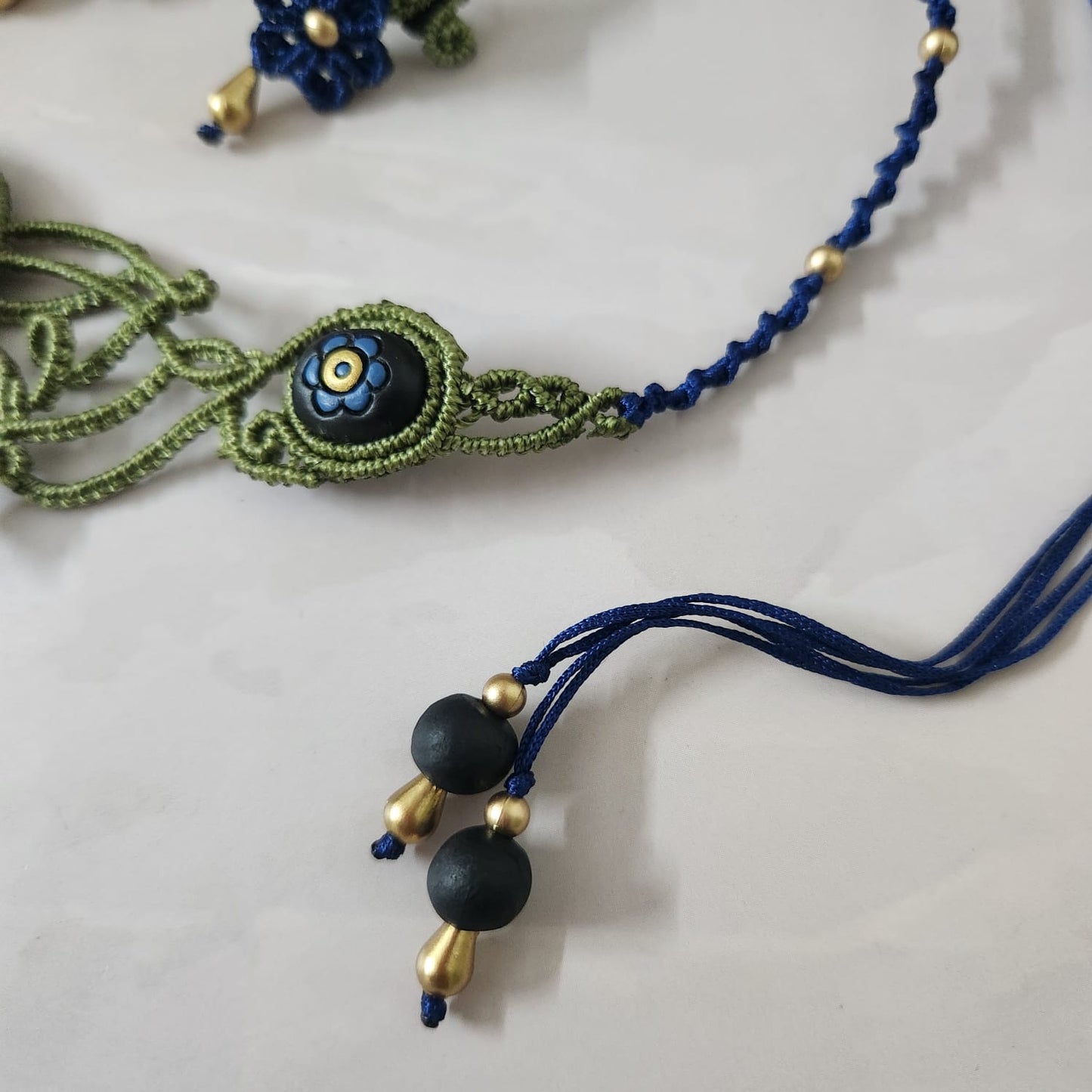 Rasa macrame necklace set