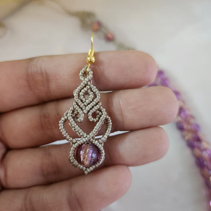 Sabitha macrame necklace set