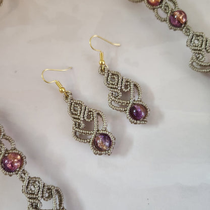 Sabitha macrame necklace set