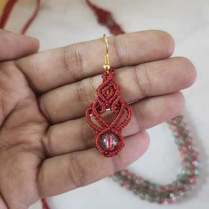 Sabitha macrame necklace set