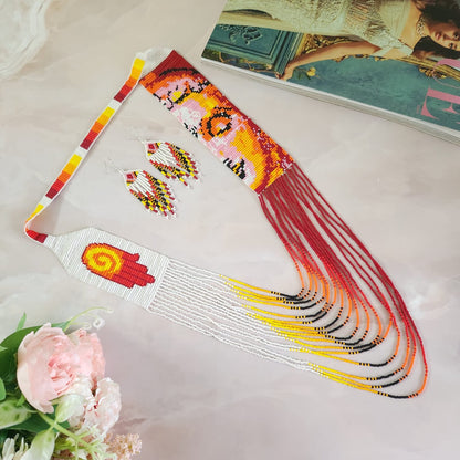 bead jewellery hamsa beadloom jewellery partywear jewellery buddha necklace office wear formal wear