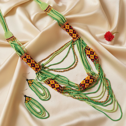 Saritha bead necklace set