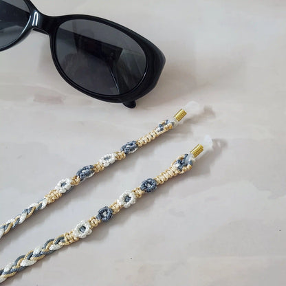 Saritha grey macrame spectacle chain