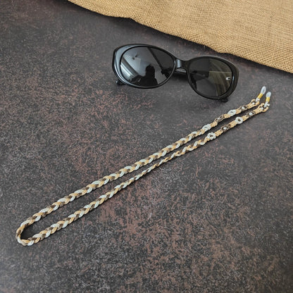 Saritha brown macrame spectacle chain