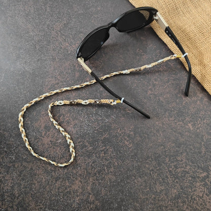 Saritha brown macrame spectacle chain
