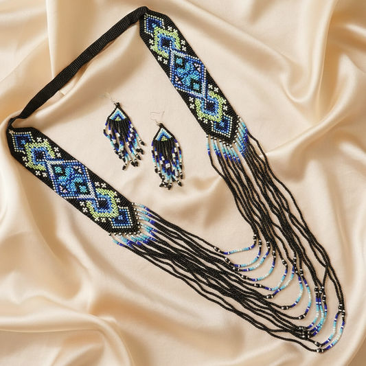 Saurabya beadloom necklace set