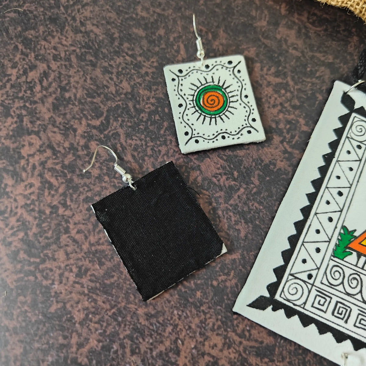 Shilpika fabric necklace set