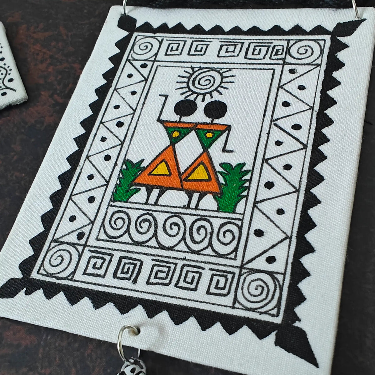 Shilpika fabric necklace set