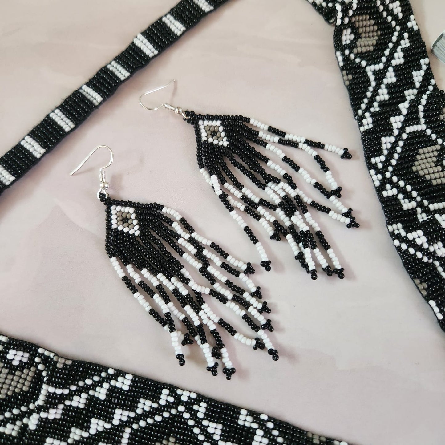 bead jewellery floral beadloom geometric design jewellery partywear jewellery buddha necklace office wear formal wear