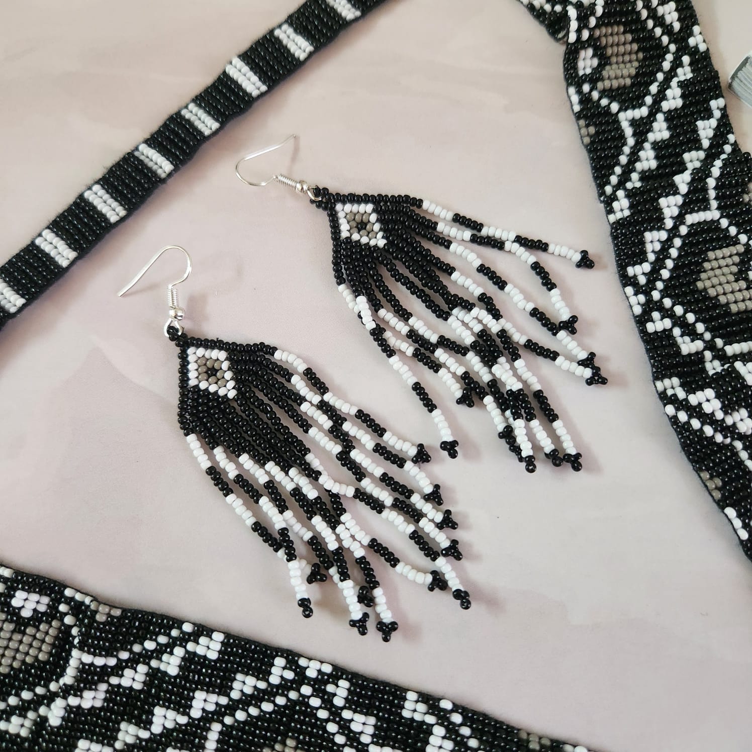 bead jewellery floral beadloom geometric design jewellery partywear jewellery buddha necklace office wear formal wear