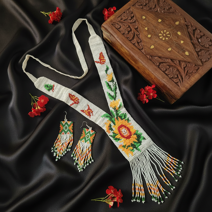 Srinika beadloom necklace set