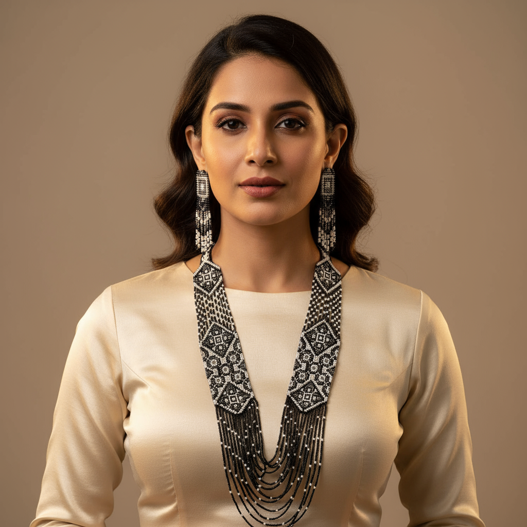 Sumuki beadloom necklace set