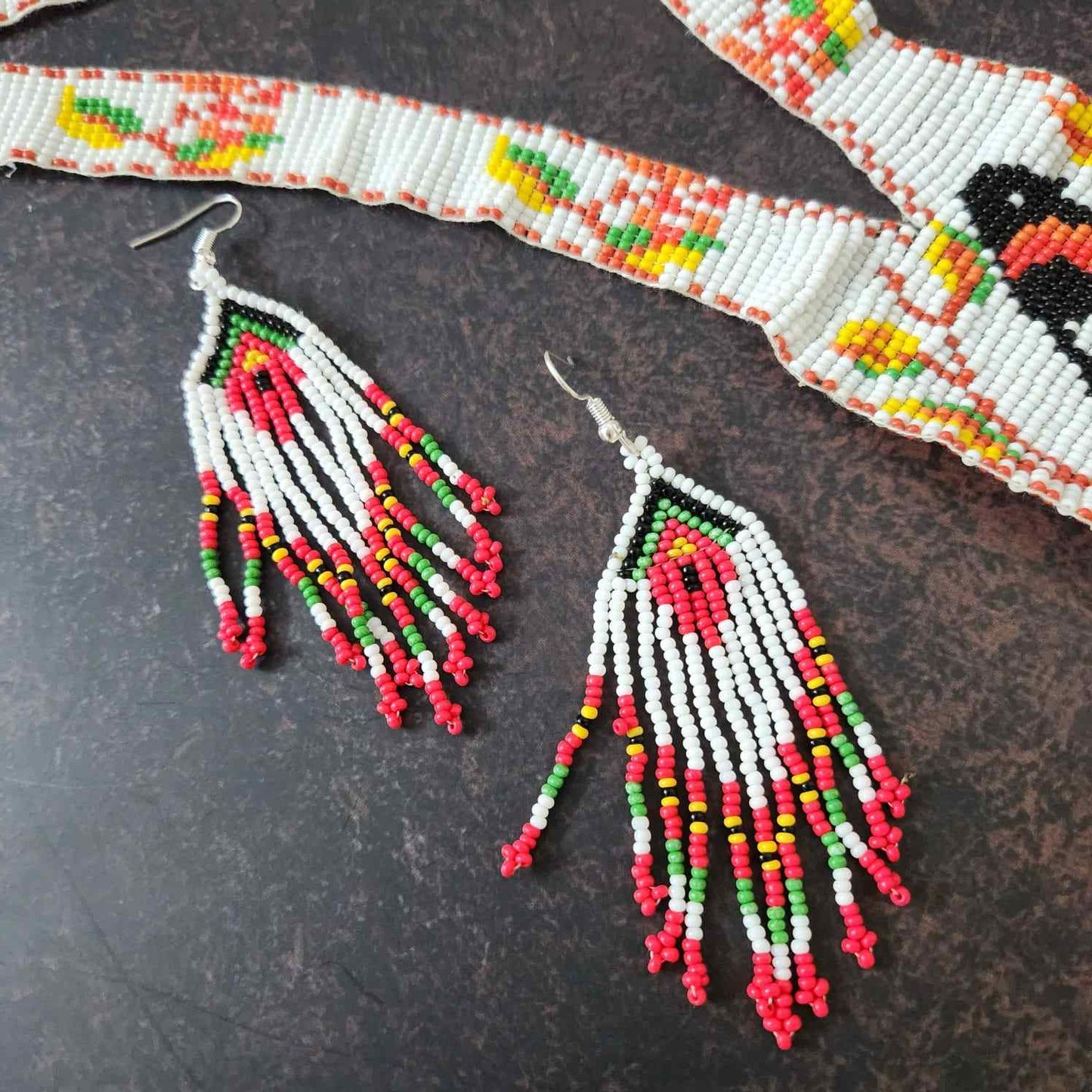 Tulika beadloom necklace set
