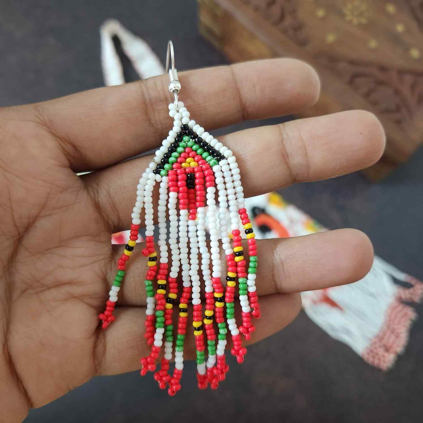 Tulika beadloom necklace set