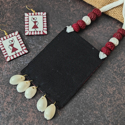 Udaya fabric necklace set