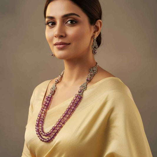 Sabitha macrame necklace set