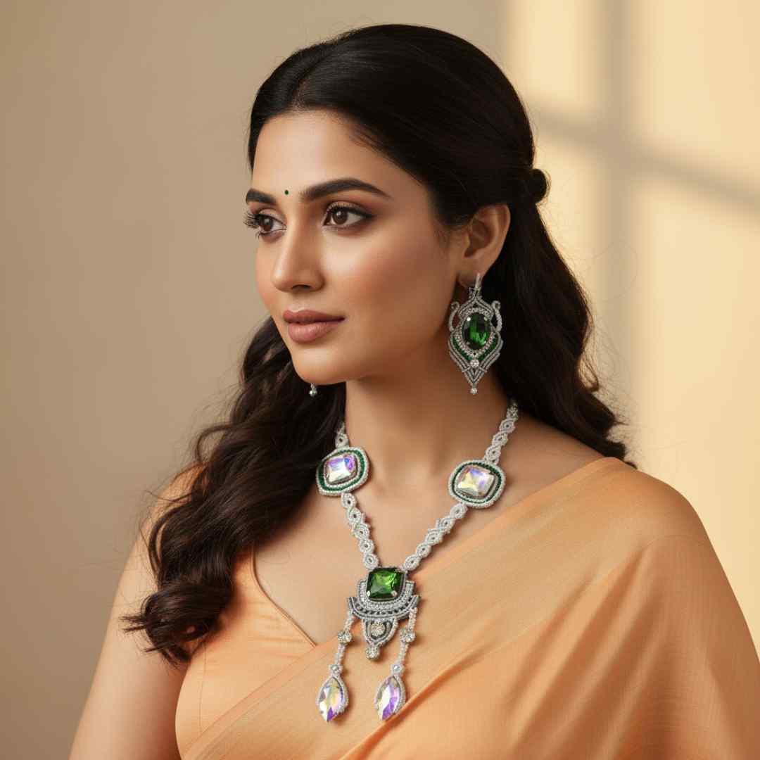 Rani macrame necklace set