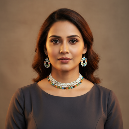 Varni bead necklace set