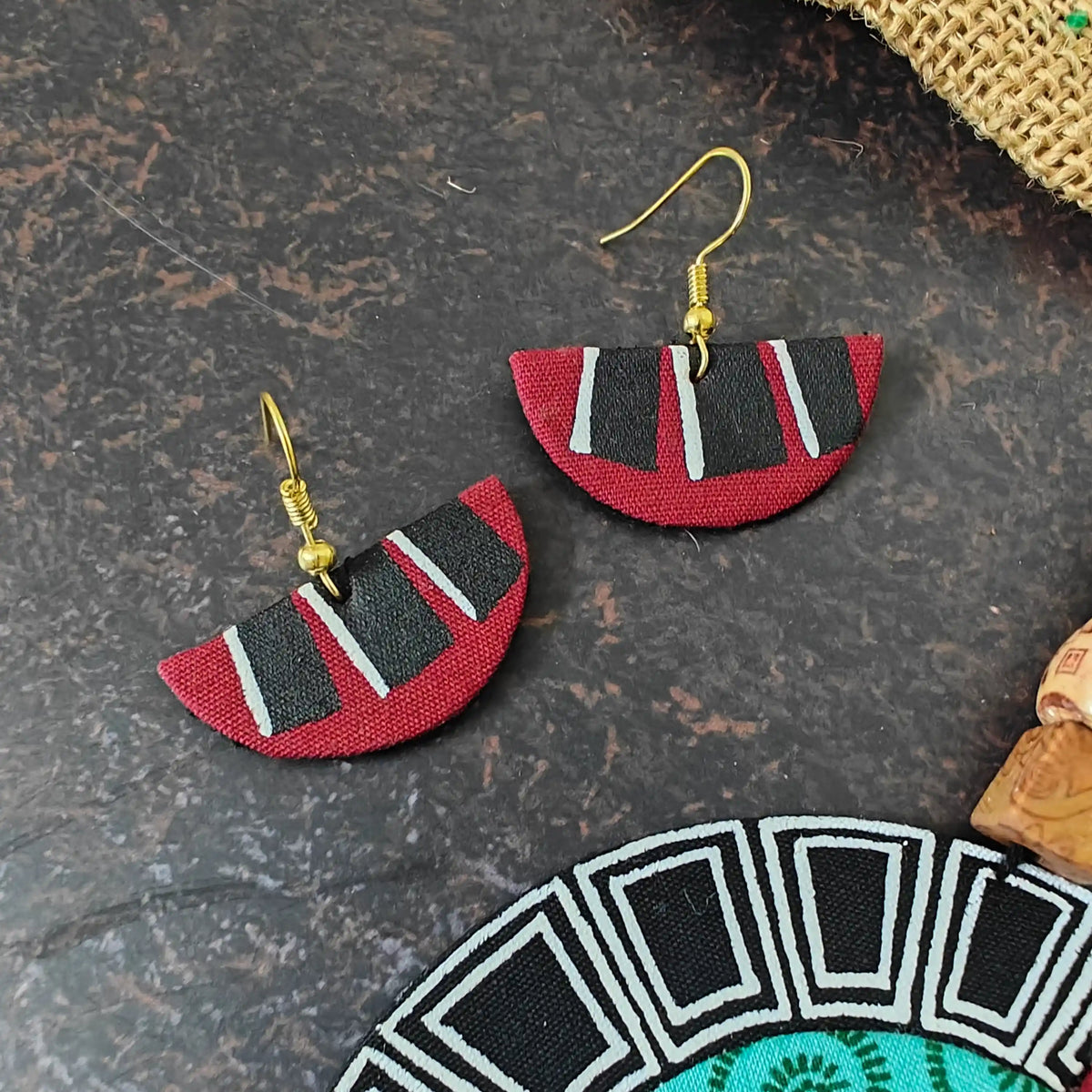 Vasudha fabric necklace set