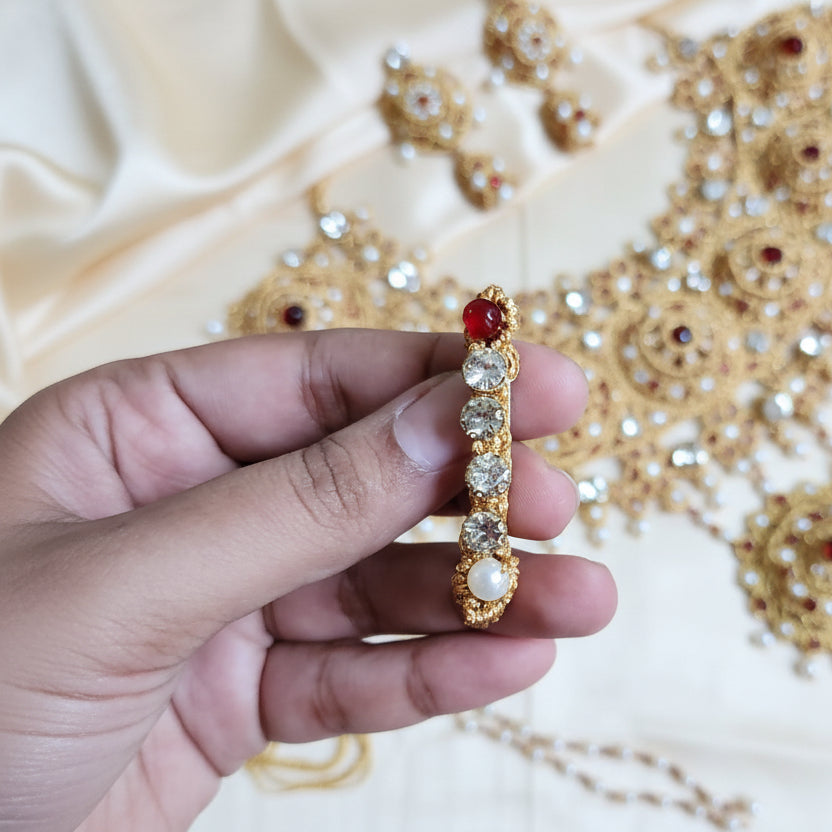 Jodha macrame necklace set