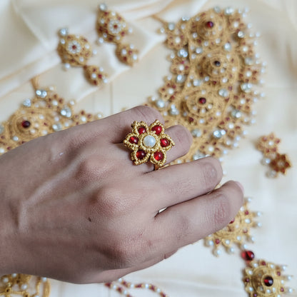 Jodha macrame necklace set