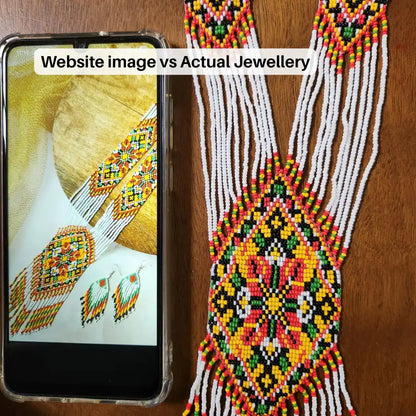 Desi beadloom necklace set