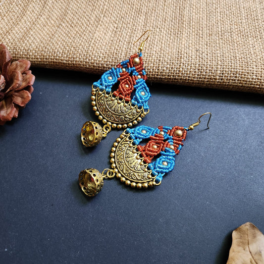 jhumki jhumka earrings party earrings gold earrings statement dangler earrings orange green earrings wedding earrings fashion