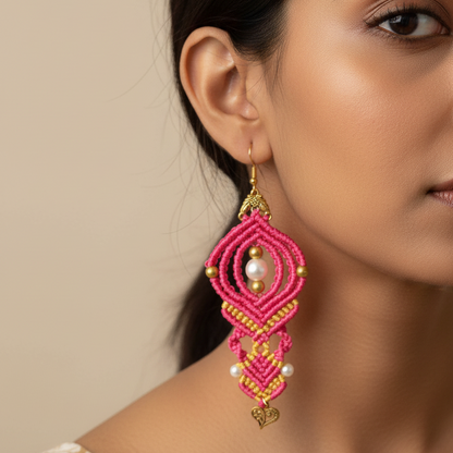 Shwedh Macrame Earrings