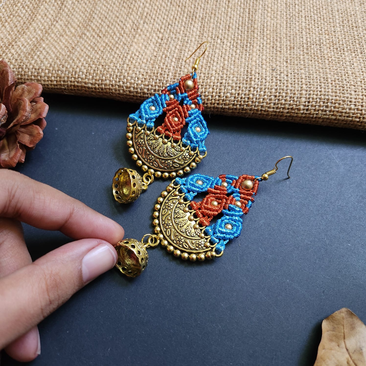 jhumki jhumka earrings party earrings gold earrings statement dangler earrings orange green earrings wedding earrings fashion