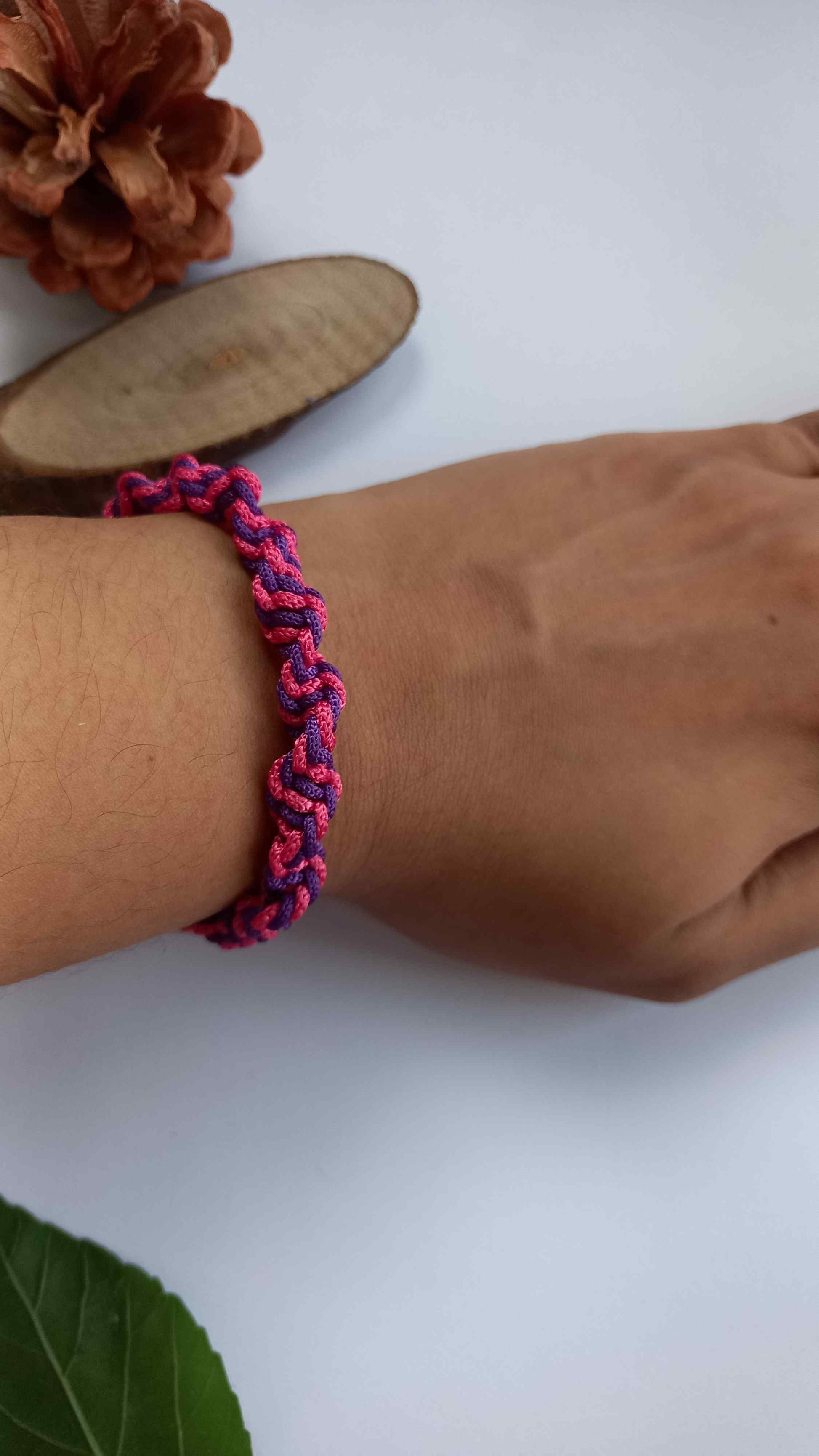 handmade macrame boho bracelet