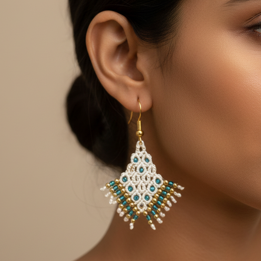Ikshana micromacrame Earrings