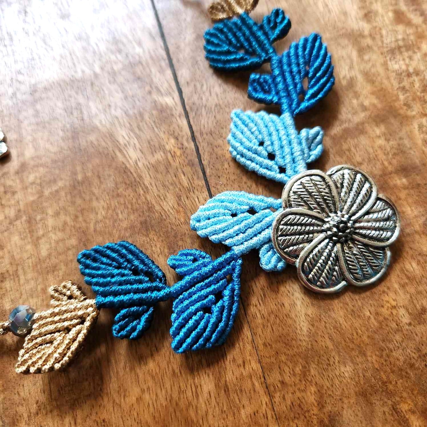 flower and leaves statement necklace and earrings set for women leaf necklace leaf earrings floral necklace haldi necklace