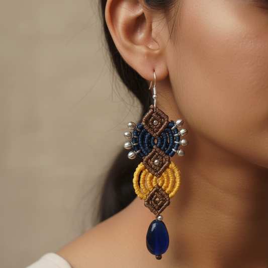 Neela Macrame Earrings