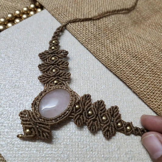 stone necklace formal necklace office-wear necklace with saree with salwar with kurti quartz blue casual daily wear jewellery