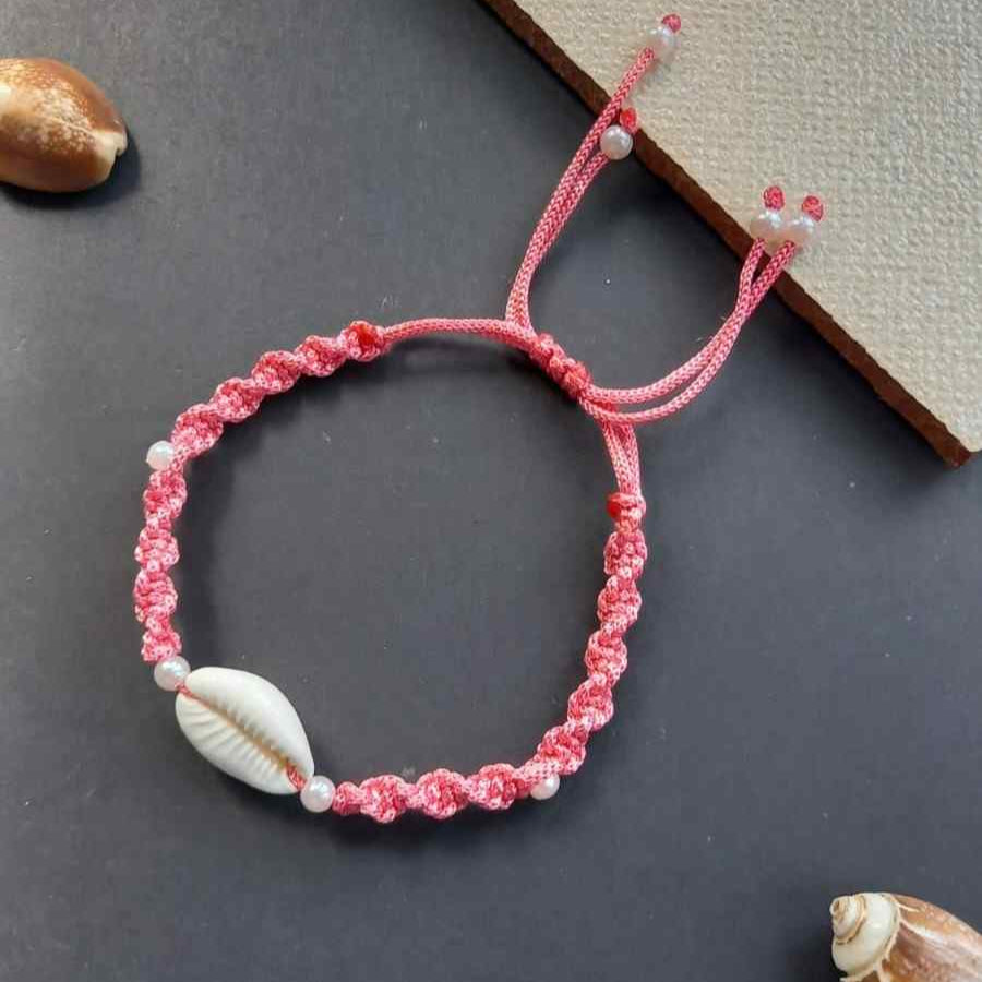 cowry shell bead bracelet
