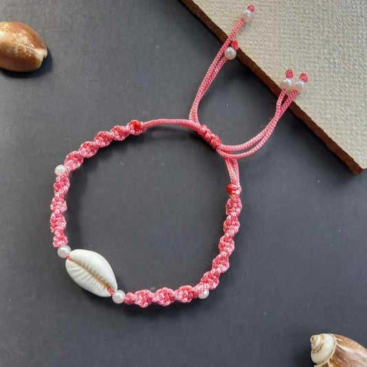 cowry shell bead bracelet
