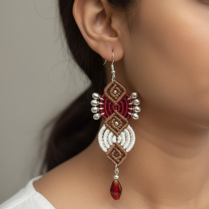 Neela Macrame Earrings