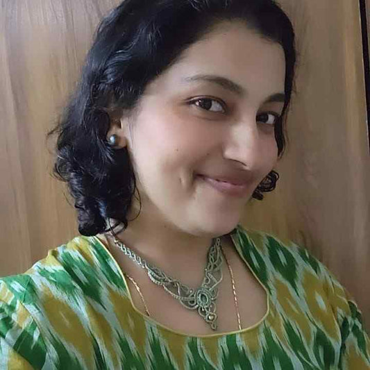 stone necklace small choker necklace macrame necklace labrodorite green stone stud earring stone earring brass bead necklace