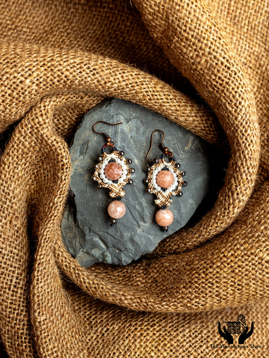 Urvaraa macrame earrings