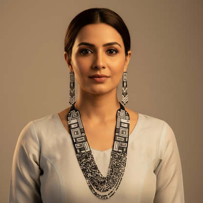 Mahima beadloom necklace set