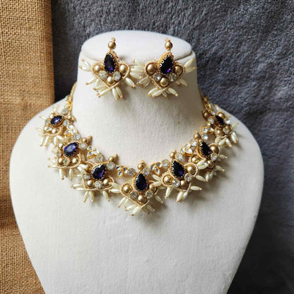 stone necklace macrame necklace set pearl necklace gold necklace bead necklace ethnic necklace