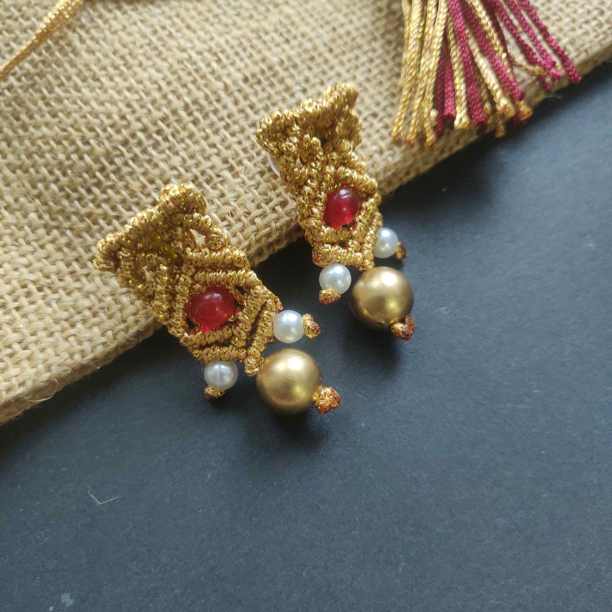 bead necklace pearl necklace gold necklace set stud earrings bead earrings pearl earrings traditional necklace set