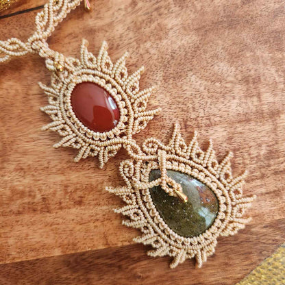 dinner date necklace set onyx stone jewellery handmade artisanal brass earrings neutral officewear boho evening wear party