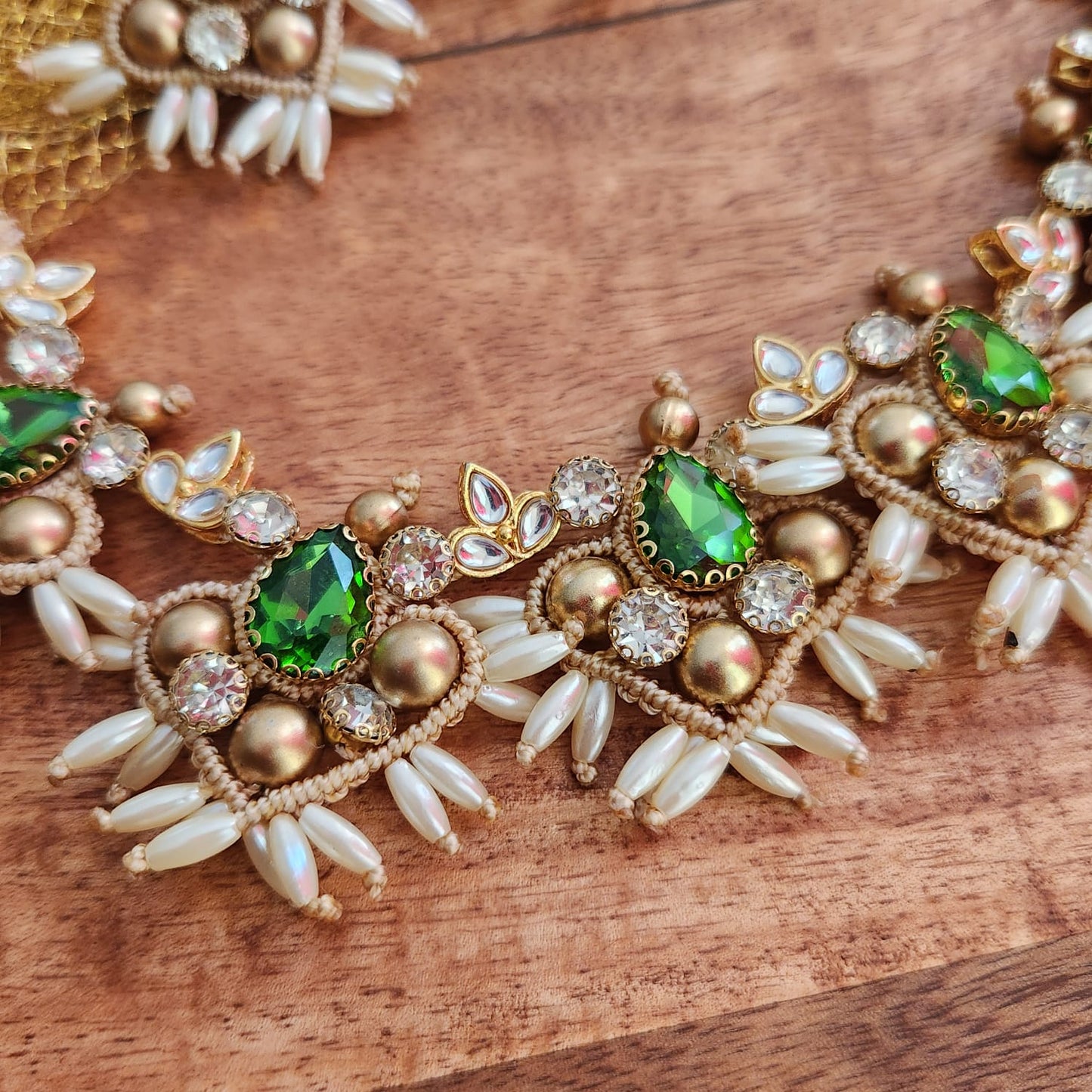 stone necklace macrame necklace set pearl necklace gold necklace bead necklace ethnic necklace