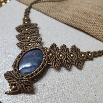 stone necklace formal necklace office-wear necklace with saree with salwar with kurti quartz blue casual daily wear jewellery