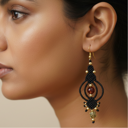 Koorma macrame earrings