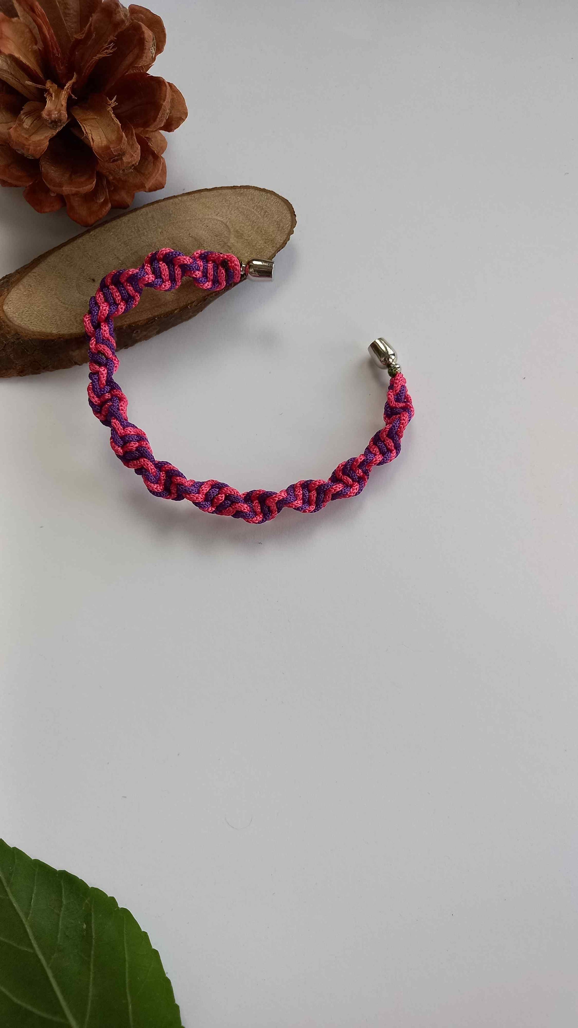 handmade macrame boho bracelet