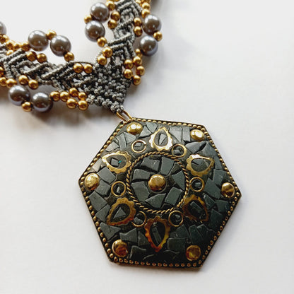 handmade jewellery set handmade necklace handmade earrings stud earrings studs bead jewellery